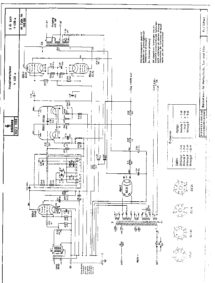 SIEMENS V408A SCH Service Manual download, schematics, eeprom, repair ...