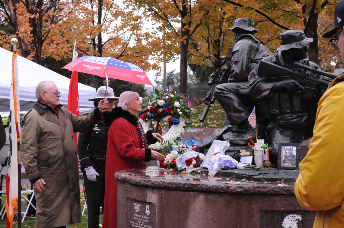 The Cupertino Veterans Memorial honors veterans for their service