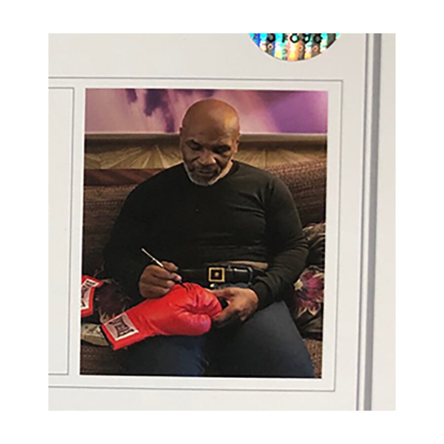 Mike Tyson Signed Everlast Boxing Glove