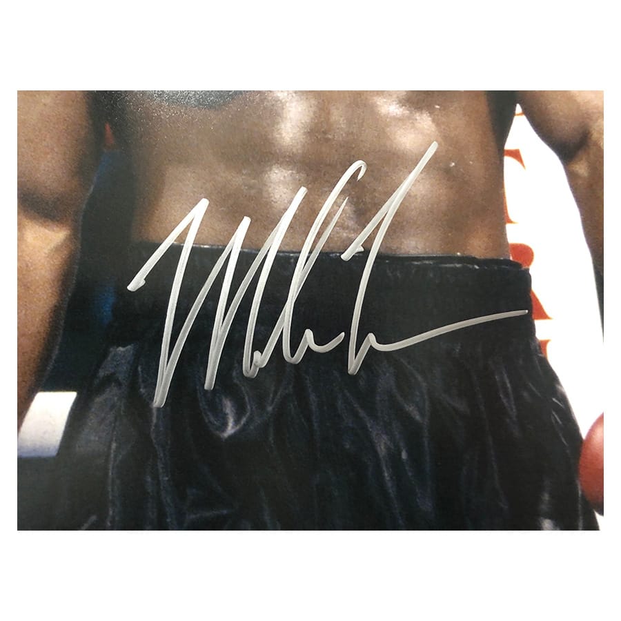 Mike Tyson Signed Large Photo Display