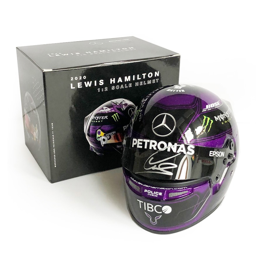 Lewis Hamilton Signed 1/2 Scale Helmet - 2020 Mercedes F1