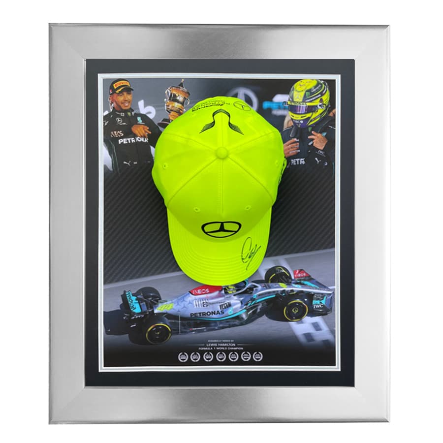 Lewis Hamilton Signed Mercedes Cap - Silverstone GP 2022