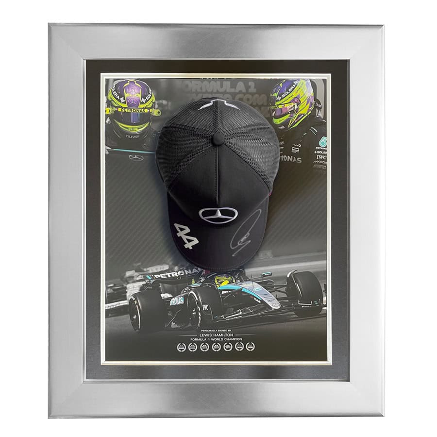 Lewis Hamilton Signed Mercedes F1 2024 Cap