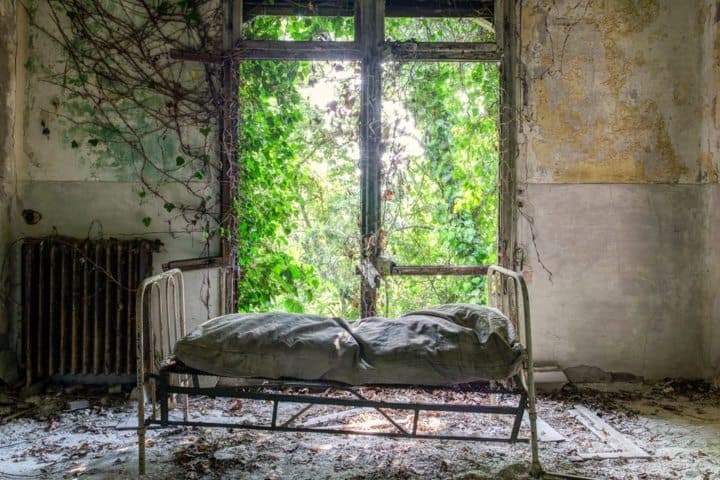 7. Habitación abandonada en la Isla Poveglia. Foto - Milenio