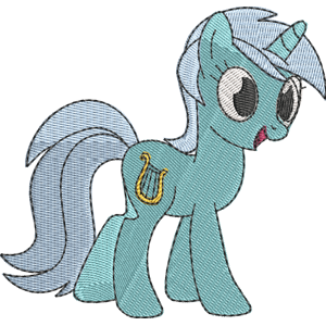 Lyra Heartstrings My Little Pony Friendship Is Magic Free Machine Embroidery Design