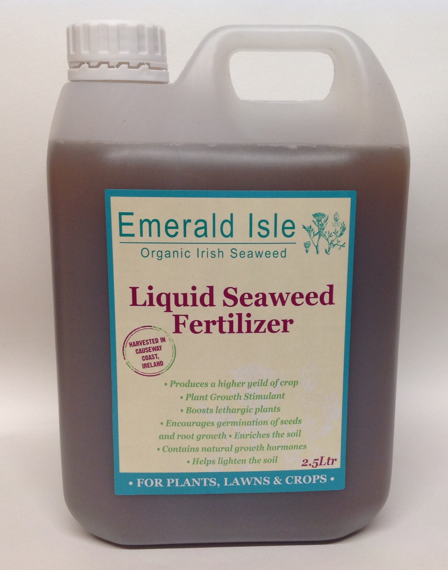 Organic Kelp Liquid Fertilizer 10L – Organic Irish Seaweed – Emerald Isle