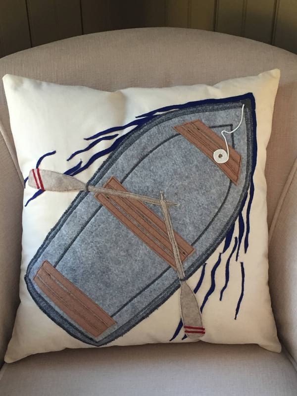 rowboat pillow