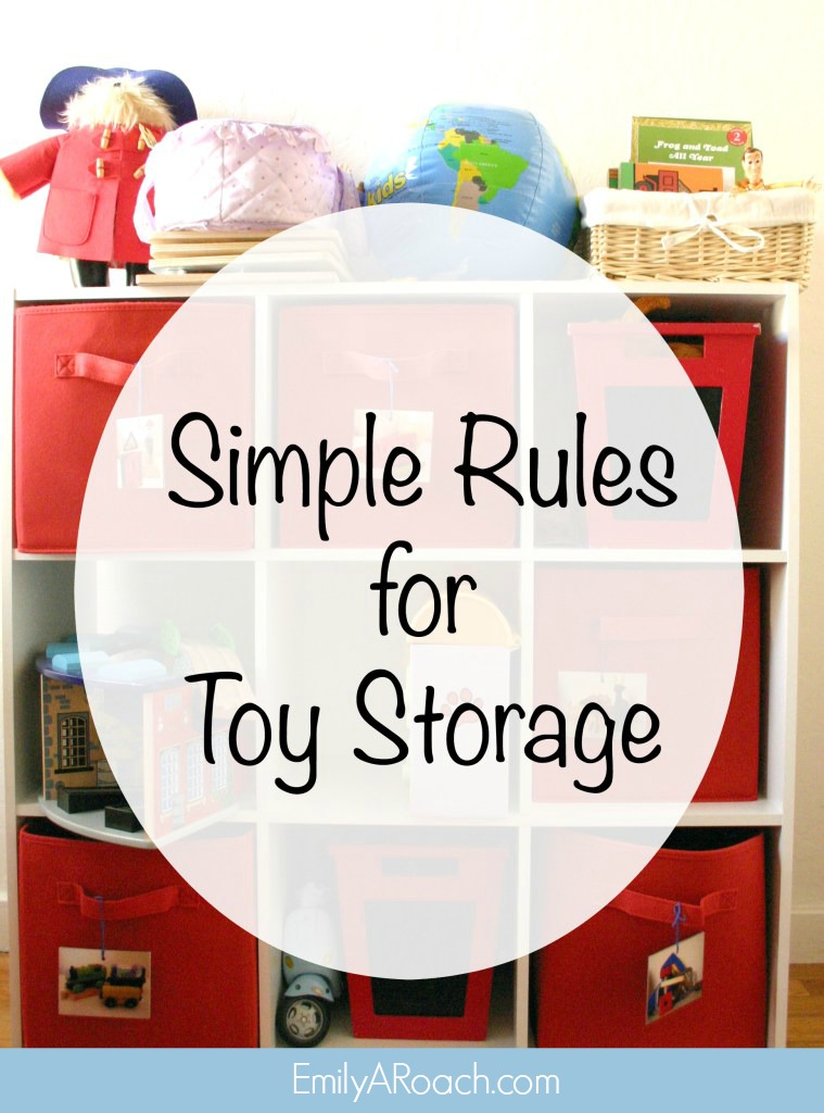 Simple rules for toy storage