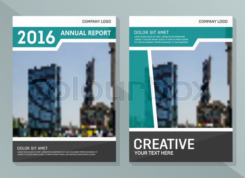 Vector Annual Report Design Templates. Business Brochure, Flyer 