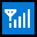 Cómo se ve el emoji Barras de cobertura en Microsoft.
