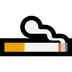 Cómo se ve el emoji Cigarrillo en Microsoft.