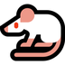 Cómo se ve el emoji Ratón en Microsoft.