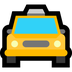 Cómo se ve el emoji Taxi próximo en Microsoft.