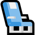 Cómo se ve el emoji Asiento de transporte en Microsoft.