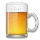 Cómo se ve el emoji Jarra de cerveza en Lg.