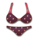 Cómo se ve el emoji Bikini en Lg.