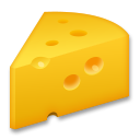 Cómo se ve el emoji Cuña de queso en Lg.