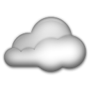 Cómo se ve el emoji Nube en Lg.