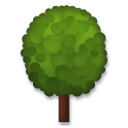 Cómo se ve el emoji Árbol de hoja caduca en Lg.