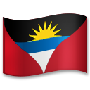 Cómo se ve el emoji Bandera: Antigua y Barbuda en Lg.