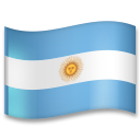 Cómo se ve el emoji Bandera: Argentina en Lg.