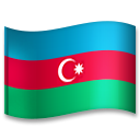 Cómo se ve el emoji Bandera: Azerbaiyán en Lg.