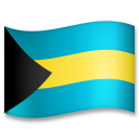 Cómo se ve el emoji Bandera: Bahamas en Lg.