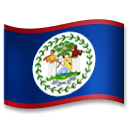 Cómo se ve el emoji Bandera: Belice en Lg.