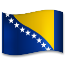 Cómo se ve el emoji Bandera: Bosnia y Herzegovina en Lg.