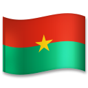 Cómo se ve el emoji Bandera: Burkina Faso en Lg.