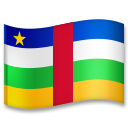 Cómo se ve el emoji Bandera: República Centroafricana en Lg.