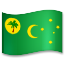 Cómo se ve el emoji Bandera: Islas Cocos en Lg.