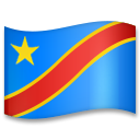 Cómo se ve el emoji Bandera: República Democrática del Congo en Lg.