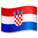 Cómo se ve el emoji Bandera: Croacia en Lg.