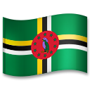 Cómo se ve el emoji Bandera: Dominica en Lg.