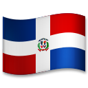 Cómo se ve el emoji Bandera: República Dominicana en Lg.