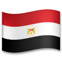 Cómo se ve el emoji Bandera: Egipto en Lg.