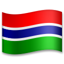 Cómo se ve el emoji Bandera: Gambia en Lg.