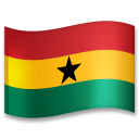 Cómo se ve el emoji Bandera: Ghana en Lg.