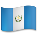 Cómo se ve el emoji Bandera: Guatemala en Lg.