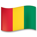 Cómo se ve el emoji Bandera: Guinea en Lg.