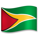 Cómo se ve el emoji Bandera: Guyana en Lg.