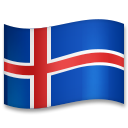 Cómo se ve el emoji Bandera: Islandia en Lg.