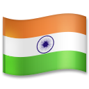 Cómo se ve el emoji Bandera: India en Lg.