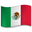 Cómo se ve el emoji Bandera: México en Lg.