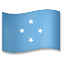 Cómo se ve el emoji Bandera: Micronesia en Lg.