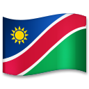 Cómo se ve el emoji Bandera: Namibia en Lg.