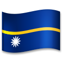 Cómo se ve el emoji Bandera: Nauru en Lg.