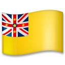 Cómo se ve el emoji Bandera: Niue en Lg.