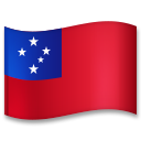 Cómo se ve el emoji Bandera: Samoa en Lg.